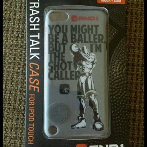 NIB And1 trash Talk case 5th Gen ipod Touch